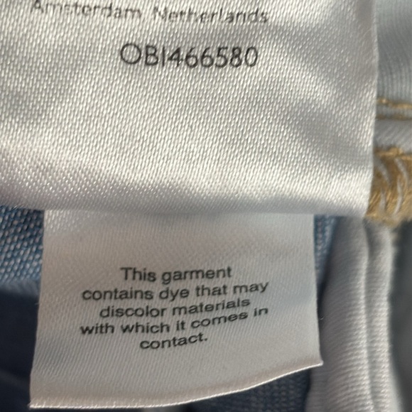 We The Free Luna Denim Pull On Cotton Jeans in Stardust Blue - Size Medium - Picture 10 of 10